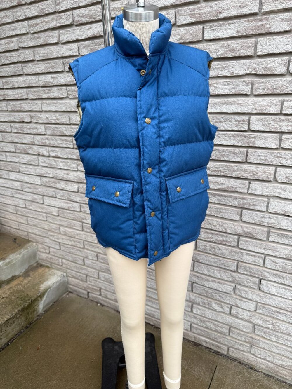 Vintage 70s Eddie Bauer Black Tag Down Vest Made In Canada EUC Small